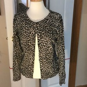 H&M basic Leopard print cardigan